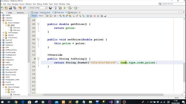 Print theo format trong Java смотреть онлайн