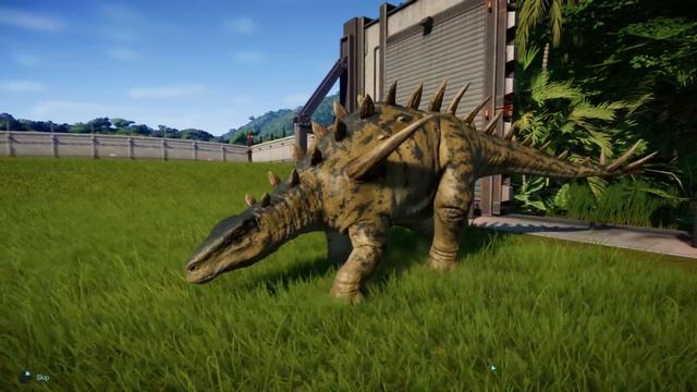 TREX vs ALL HERBIVORE DINOSAURS - Jurassic World Evolution смотреть онлайн