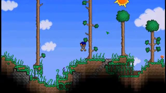 Terraria Lets Play! Ep 3: Mr. Blue Plays Bob The Builder