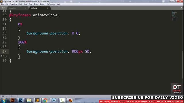Pure CSS Snowfall animation Effects 2018 - Falling Snow Animation with CSS only - No Javascript смотреть онлайн