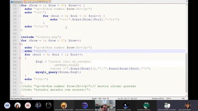 PHP MYSQL leitura de um array e gravação no banco do mesmo PARTE 2 смотреть онлайн