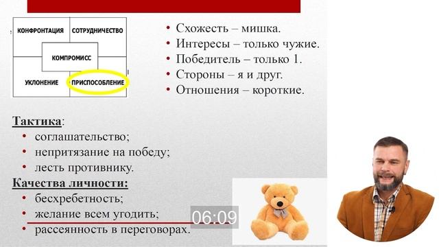 Конфликты - тема 4: Способы реагирования на конфликт и типы поведения. Алексей Усенко смотреть онлайн