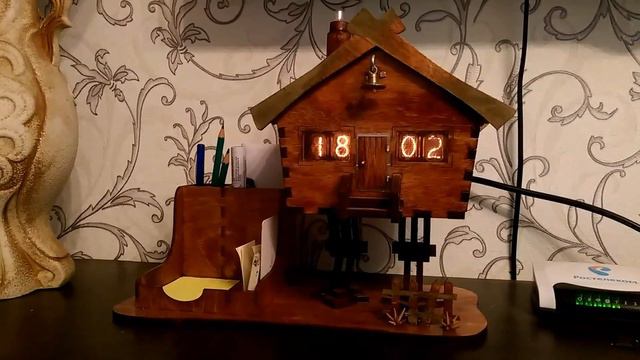 Nixie clock часы на ГРИ ин-12 смотреть онлайн