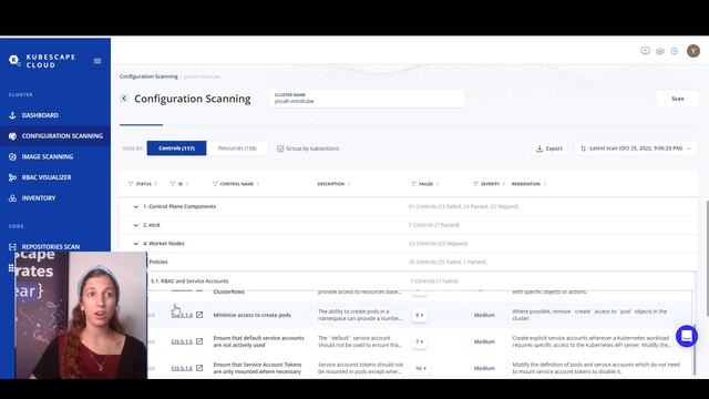 Scanning Kubernetes clusters against the CIS framework with ARMO Platform смотреть онлайн