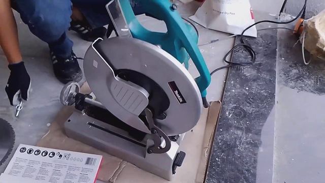 Makita LC1230 Metal Cuting Saw / replace accessory & testing смотреть онлайн