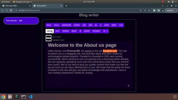 Rich Text Editor  with Source Code|| HTML, CSS, JavaScript Tutorial