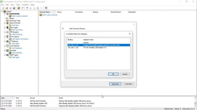 Comunicación de CP1L-E con el servidor KepServer OPC смотреть онлайн