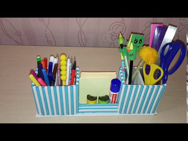 Органайзер для канцелярии//мастер класс смотреть онлайн