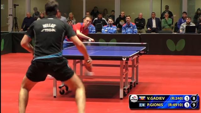 #bestpoint #tabletennis Gionis Panagiotis (Grec) Vs V. Gadiev (Rus) #tenisdemesa 🏓👏