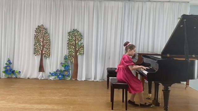 Поленова Мария. Ф.Бургмюллер Концертный этюд