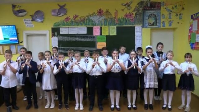 Ансамбль "Соловушкина флейта" 4 "а" класс МБОУСОШ №5 пгт. Сибирцево Приморского края смотреть онлайн