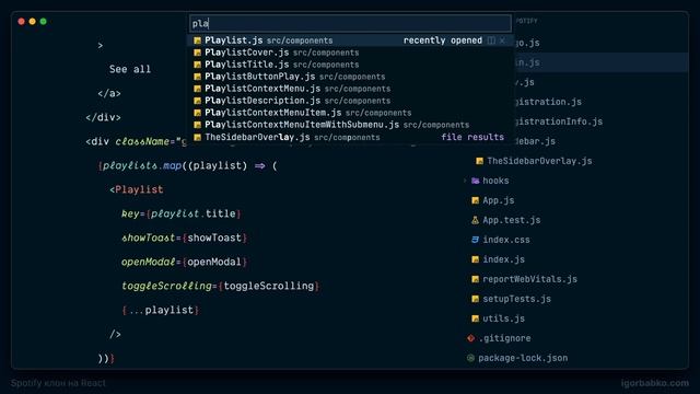React JS Tailwind CSS Spotify клон #79 Открытие и закрытие модального окна смотреть онлайн