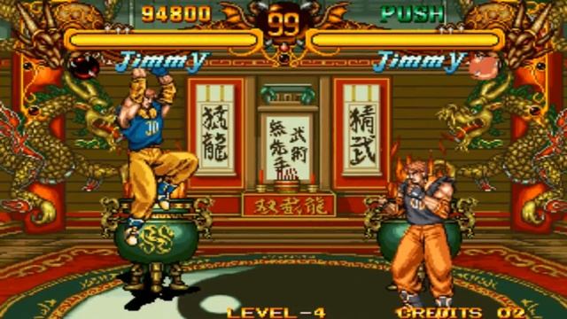LongPlay Double Dragon Arcade MAME 1995 смотреть онлайн