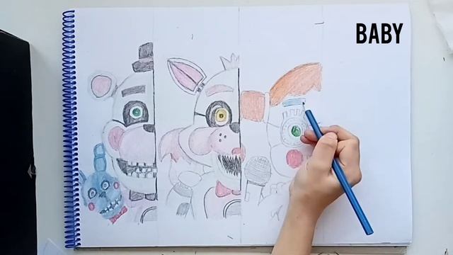 Draw FNAF Sister Location рисуем Фнаф #02 смотреть онлайн