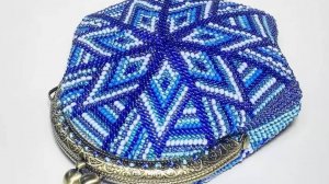 Монетница. Кошелек из бисера. МАСТЕР КЛАСС. Бисеровязание. TUTORIAL. DIY