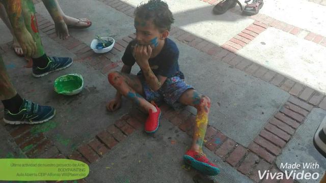 BODYPAINTING. AULA ABIERTA .CEIP ALFONSO VIII смотреть онлайн