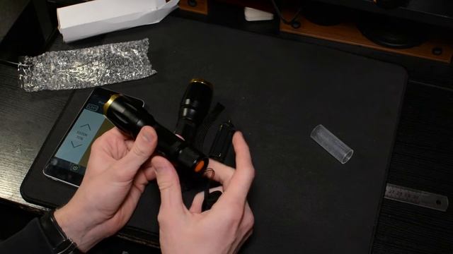 UltraFire XM-L T6 - мощный светодиодный фонарик с Aliexpress, за 8$! смотреть онлайн