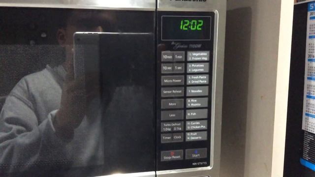 Panasonic NN-ST671S Microwave oven Heat up! смотреть онлайн