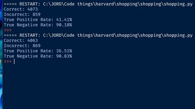 Harvard AI with Python: Shopping смотреть онлайн