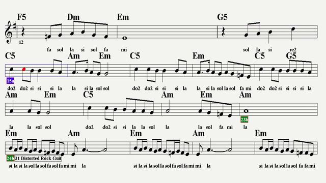 BELKİ--(Dedublüman)--Em--:Guitar,Keyboard,Flute,Violin,Melodica,Recorder. смотреть онлайн