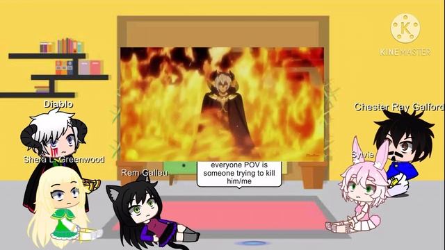 How to not summon a demon lord react to Diablo(Gacha life) смотреть онлайн