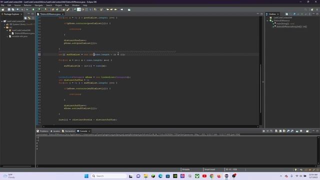 LeetCode Contest Corner 344 || Distinct Difference Array (My First Contest) смотреть онлайн