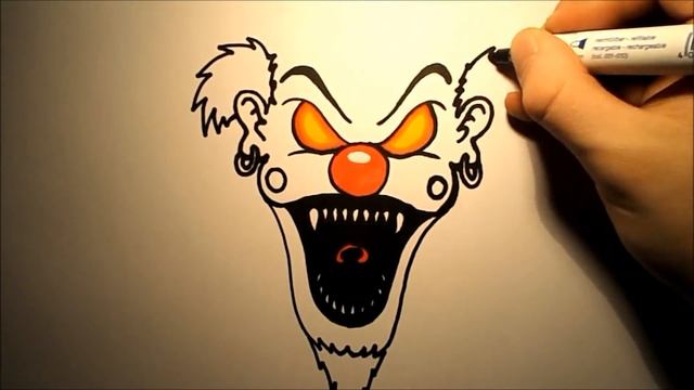 How to draw an Evil Clown (Easy) смотреть онлайн