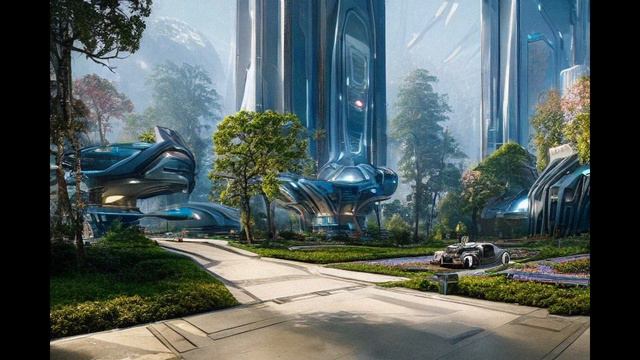 Futuristic Cities - SCI-FI Designed Cities [AI Generated Images] [AI Image Generator]