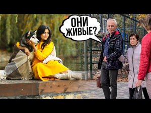 Прохожие подумали, что мы не настоящие 2 Часть фотосессии с хвостиками.