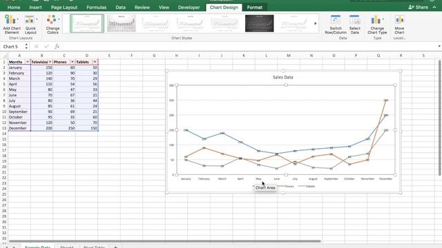 How To Plot A Line Graph In Excel 2016 - Excel 1 Minute