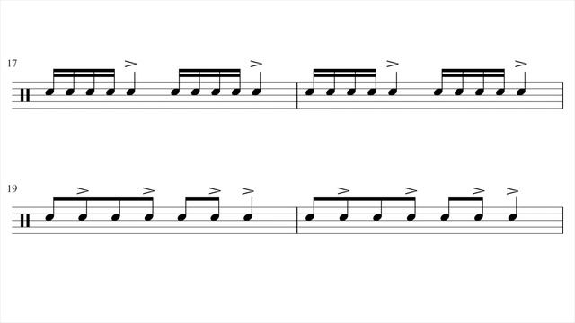 Snare accents | INTERACTIVE Sight Reading Practice | PLAY ALONG смотреть онлайн
