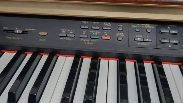 Yamaha Clavinova CLP-150M digital piano and stool in mahogany stock number 22315 смотреть онлайн