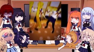 Yandere Simulator reacts || Gacha Club X Yandere Simulator || Part 2/2 || Credits in description ||