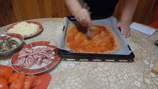Пицца для диабетика 2 тип. Вкусная пицца на отрубном тесте. смотреть онлайн