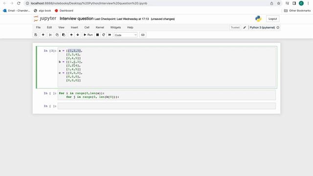 Python Interview Question in Hindi || Matrix Multiplication in Python - Learn the Easy Way смотреть онлайн