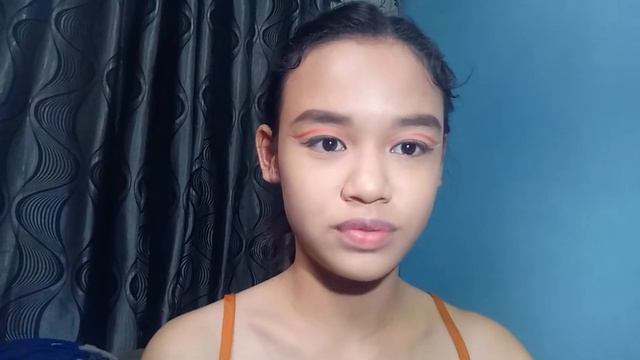 Orange Makeup Look?| How to Make Graphic Eyeliner with Eyeshadow | Creative Makeup | Amber Frencill смотреть онлайн
