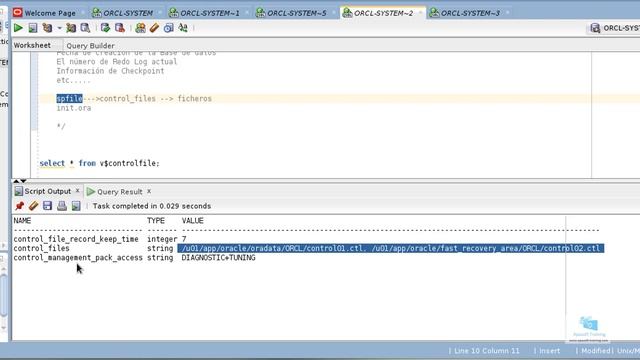49-Curso de Administración de Oracle 19c: Crear init.ora desde Spfile смотреть онлайн