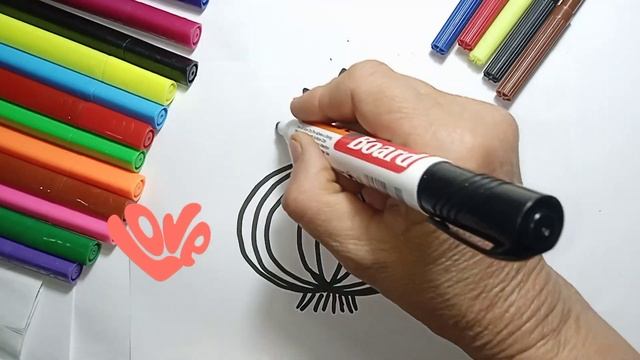 Легко нарисовать лук для детей | Easy to draw an onion picture for kids | 很容易為孩子畫洋蔥圖片 | смотреть онлайн