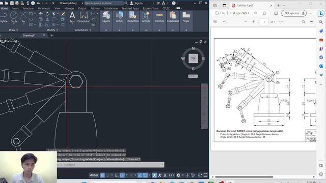 AUTOCAD 2D LATIHAN A смотреть онлайн