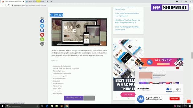 Top 10 Parallax WordPress Themes | Best Parallax WordPress Themes | Wpshopmart смотреть онлайн
