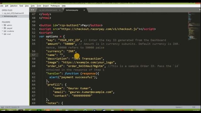 Razorpay Payment Gateway Integration in PHP смотреть онлайн