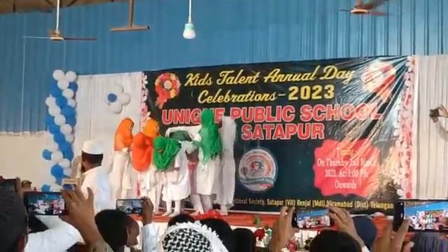 teri mitti me mil Java dance performance in unique school satapur смотреть онлайн