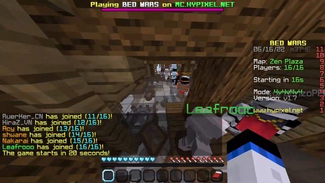 Playing hypixel bedwars in Minecraft java WARNING: I'm bad смотреть онлайн