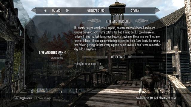 Elder Scrolls V Skyrim Season 2 Partial Nudity Gameplay: Part 1