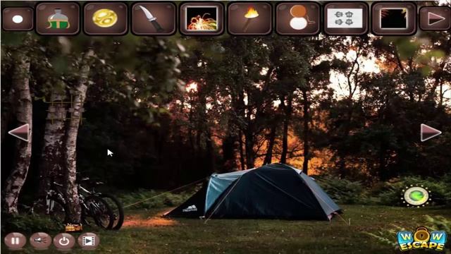 wow New Year Party Camp Escape walkthrough Wowescape.. . смотреть онлайн