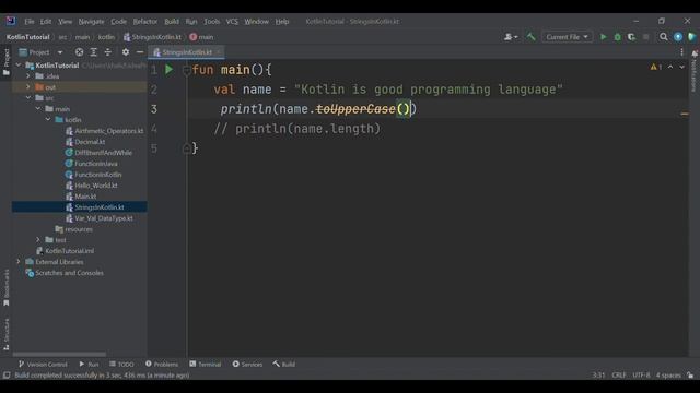 #5 Kotlin - String in Kotlin || Kotlin Tutorials For Beginners || Full Playlist Kotlin смотреть онлайн