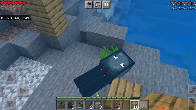 Дом внутри скалы (Minecraft) смотреть онлайн