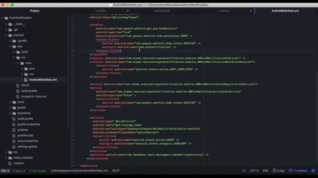 Remote Push Notification With React Native смотреть онлайн