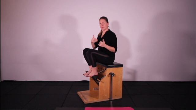 Pilates Hour #138 - Tendon Stretch On Chair Exercise Breakdown With Shelly Power