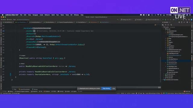 On .NET Live - Bridging Observables and Collection with DynamicData смотреть онлайн